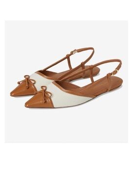 Stuart Weitzman
Kitty Slingback
Women size 6.5 gently used
$450 
Linen/Hazel